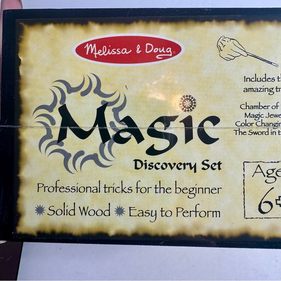 NWT. Melissa & Doug Discovery Magic Set with 4 Classic Tricks, Solid-Wood - Picture 7 of 10